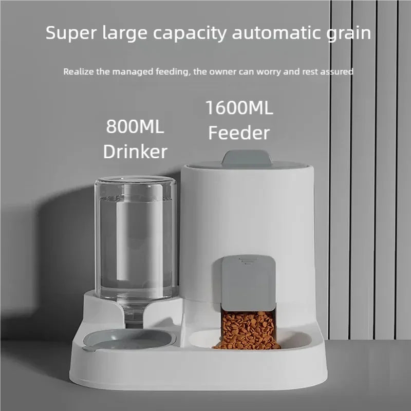 Automatic Gravity Pet Feeder & Water Dispenser | No Electricity Needed