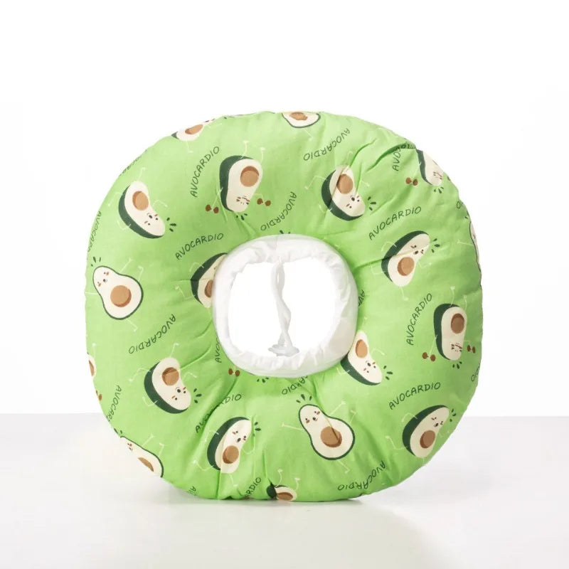 Adjustable Cat Recovery Collar Pet Soft Cone E-Collar Wound Healing Protective Cone After Surgery Elizabethan Collar for Cat Dog