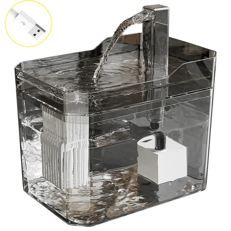 Automatic Filtered Cat Water Fountain