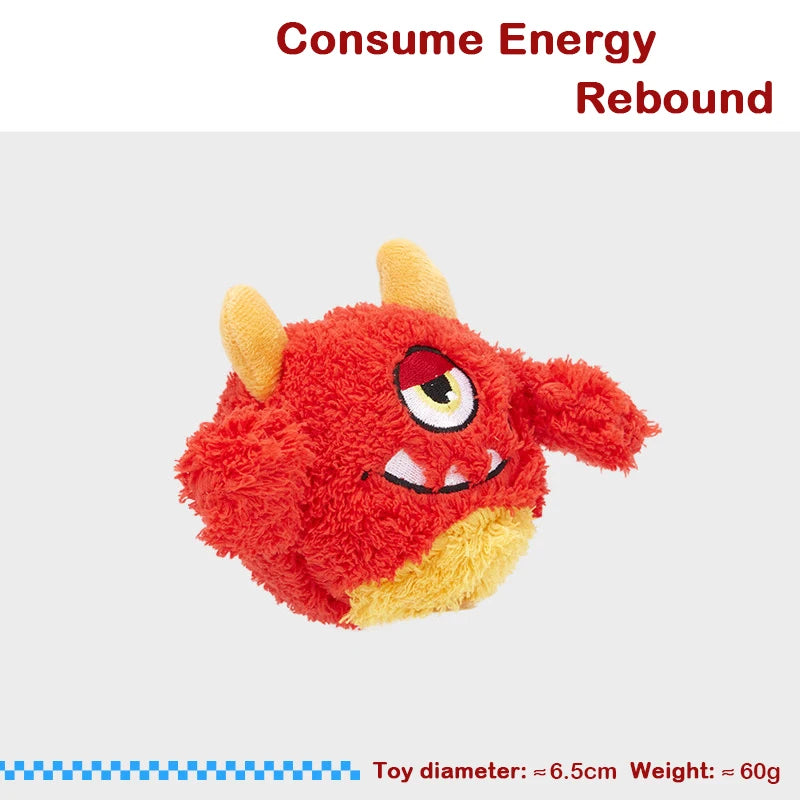 New Squeaker Dogs Balls Toy Bite Resistant Plush Toys For Small Dogs Interactive Chew Ball Toys Pets Training Accessories