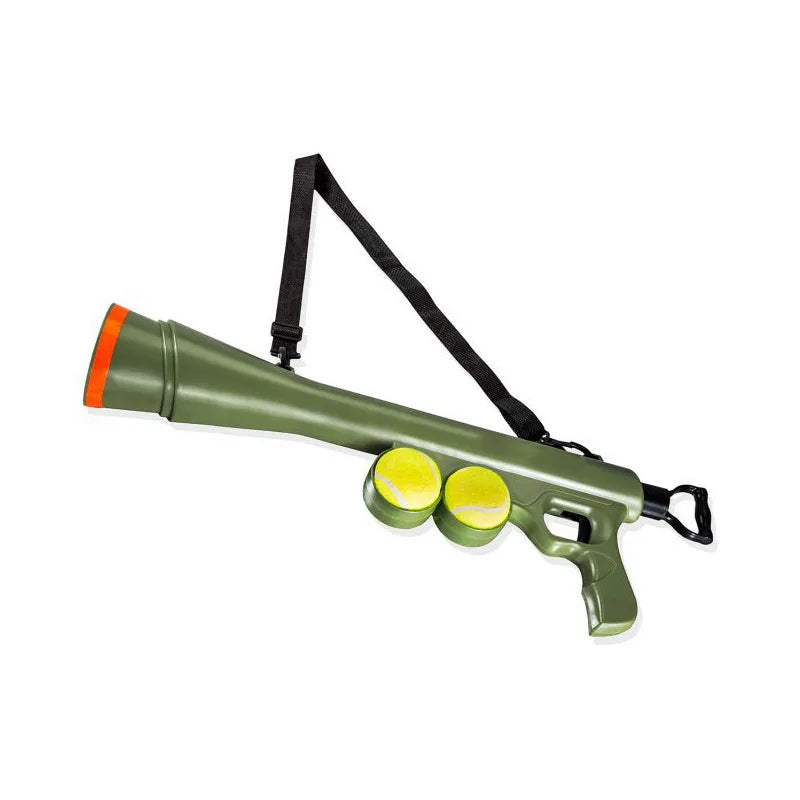 Pet Dog Toy Serving Gun Training Dog Throwing Ball Launcher Pet Outdoor Tennis Shooting Interactive Puzzle Toy