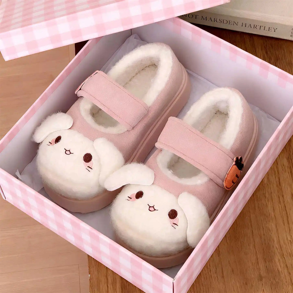 Black Cat Fuzzy Slippers for Women – Cute Plush House Shoes