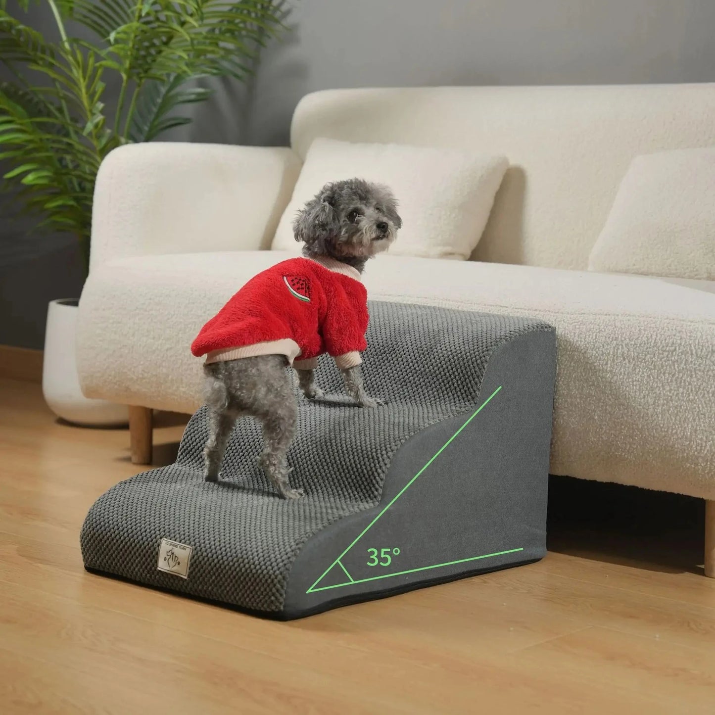 Pet Stairs Dog Bedding Steps Climbing Slopes Small Elderly Dog Ladder Bedside Sofa Puppy for Small Dogs