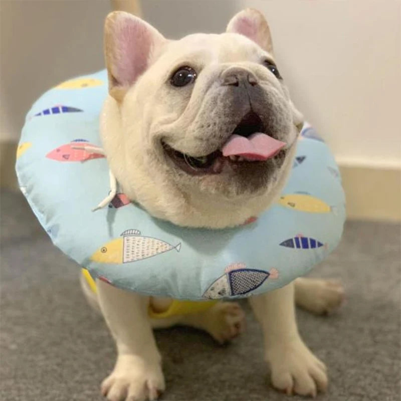 Adjustable Cat Recovery Collar Pet Soft Cone E-Collar Wound Healing Protective Cone After Surgery Elizabethan Collar for Cat Dog