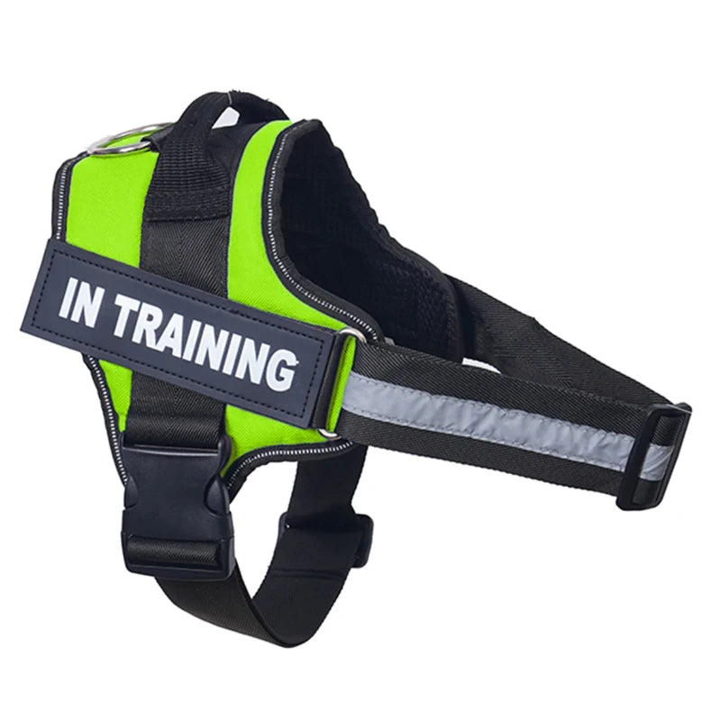 Customized Dog Harness Personalized Reflective Pet Harness For Small Medium Large Dogs Breathable Mesh Pad Dog Harness No Pull