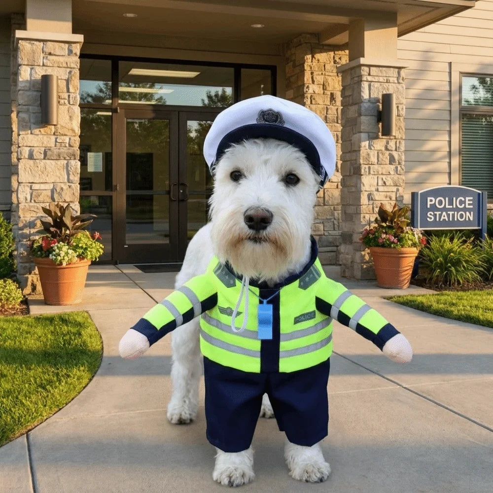 Career Costume for Dogs – Funny Police, Doctor & Professional Pet Dress-Up Outfit
