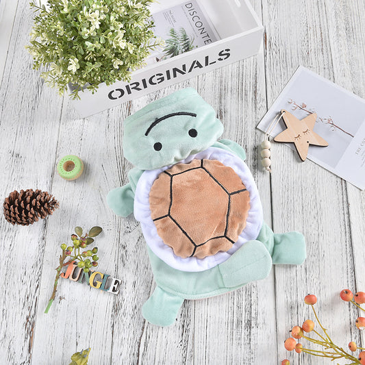 Cute turtle transformation costume for dogs and cats